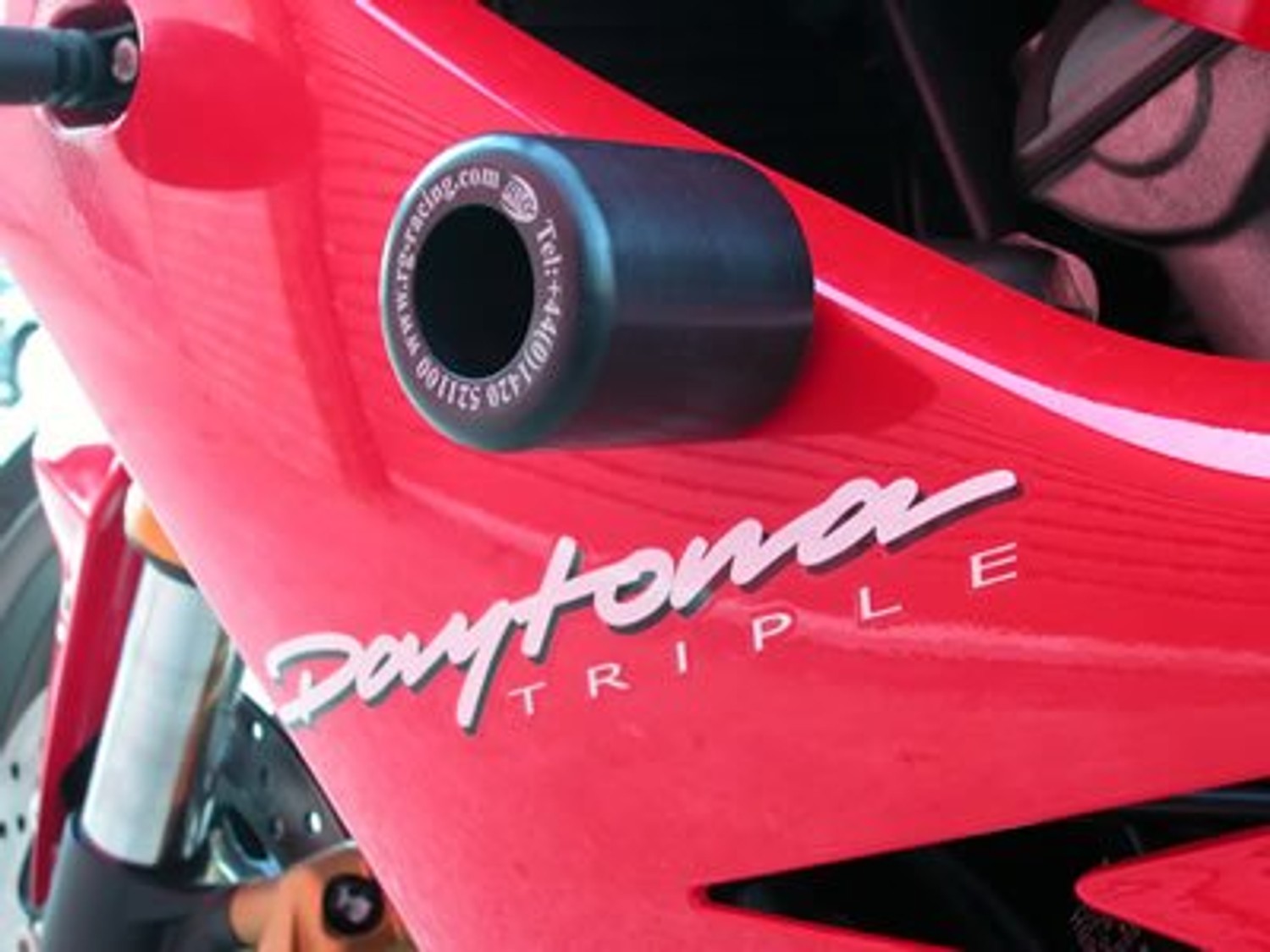 R&G Racing Crash Protectors for Triumph 675 Daytona '06-'12 R&G Racing Crash Protectors for Triumph 675 Daytona '06-'12